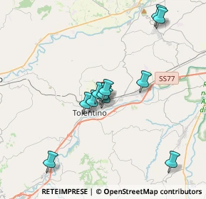 Mappa Contrada Colmaggiore, 62029 Tolentino MC, Italia (3.40727)