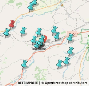 Mappa Contrada Colmaggiore, 62029 Tolentino MC, Italia (3.7145)