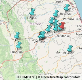 Mappa Contrada Pace Un.3 Parco Comm.le Oasi, 62029 Tolentino MC, Italia (14.1)