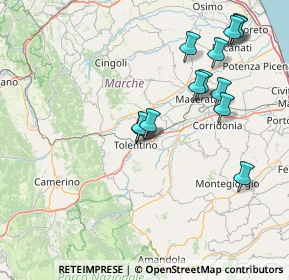 Mappa Cnt Pace, 62029 Tolentino MC, Italia (16.59308)