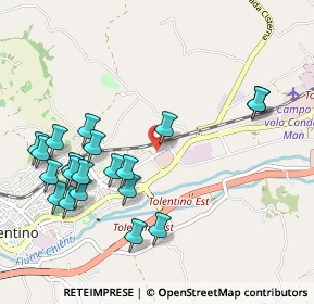 Mappa Contrada Pace Un.3 Parco Comm.le Oasi, 62029 Tolentino MC, Italia (1.168)