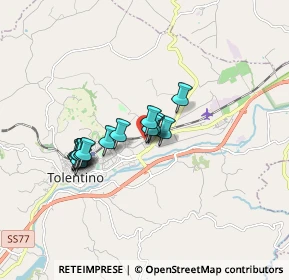 Mappa Cnt Pace, 62029 Tolentino MC, Italia (1.26467)