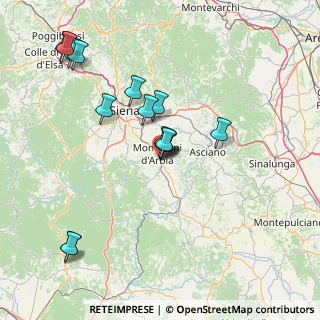 Mappa Via Emilia, 53014 Monteroni d'Arbia SI, Italia (15.97333)