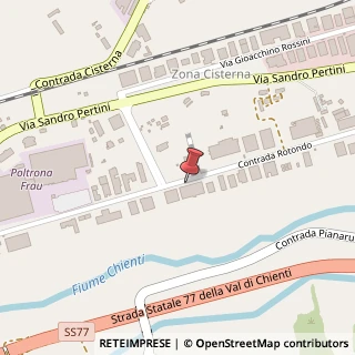 Mappa Via Cristoforo Colombo, 80, 62029 Tolentino, Macerata (Marche)