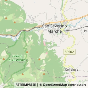 Mappa San Severino Marche