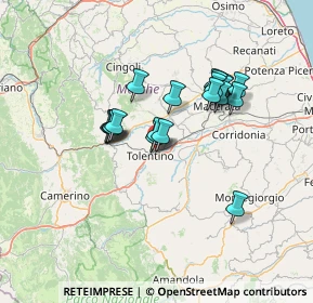 Mappa Viadotto Enrico Berlinguer, 62029 Tolentino MC, Italia (11.516)