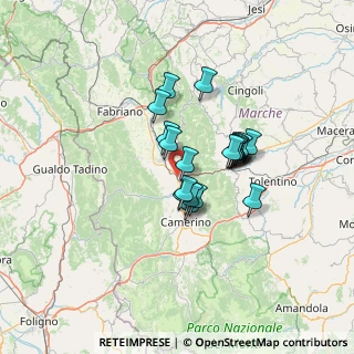Mappa Località Feggiani, 62022 Castelraimondo MC, Italia (9.9005)