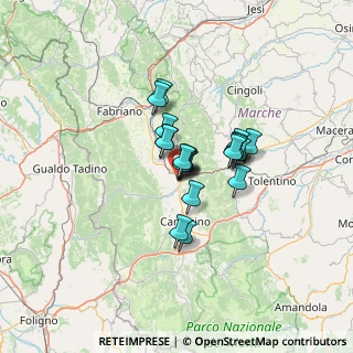 Mappa Località Feggiani, 62022 Castelraimondo MC, Italia (8.368)