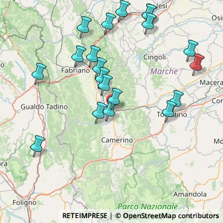 Mappa Località Feggiani, 62022 Castelraimondo MC, Italia (19.08)