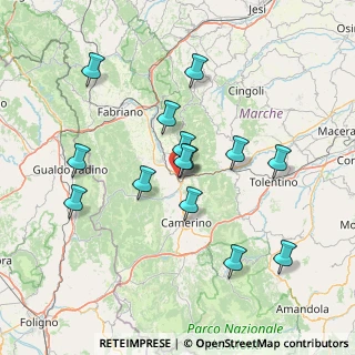 Mappa Località Feggiani, 62022 Castelraimondo MC, Italia (14.26929)