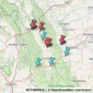 Mappa Località Feggiani, 62022 Castelraimondo MC, Italia (11.83222)