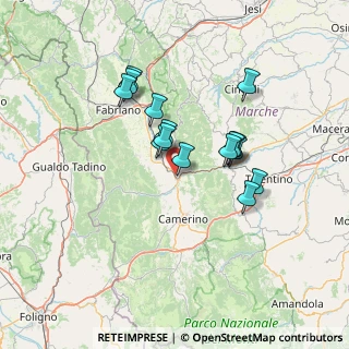 Mappa Località Feggiani, 62022 Castelraimondo MC, Italia (11.738)