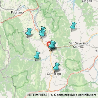 Mappa Località Feggiani, 62022 Castelraimondo MC, Italia (5.55308)