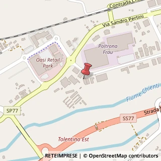 Mappa Via Cristoforo Colombo, 4, 62029 Tolentino, Macerata (Marche)