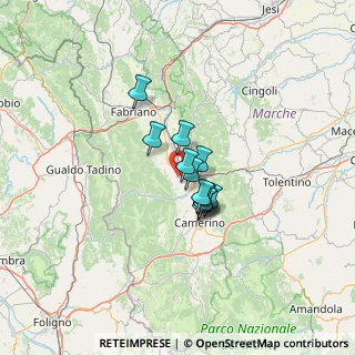 Mappa Località Stroppigliosi, 62022 Castelraimondo MC, Italia (7.63333)