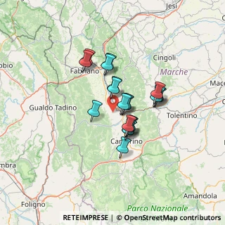 Mappa Località Stroppigliosi, 62022 Castelraimondo MC, Italia (9.8215)