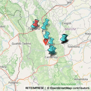 Mappa Località Stroppigliosi, 62022 Castelraimondo MC, Italia (10.9995)