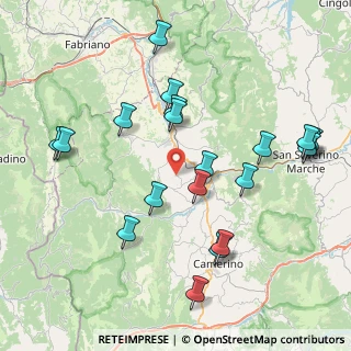 Mappa Località Stroppigliosi, 62022 Castelraimondo MC, Italia (9.0735)