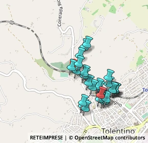 Mappa Contrada Maestà, 62029 Tolentino MC, Italia (0.42593)