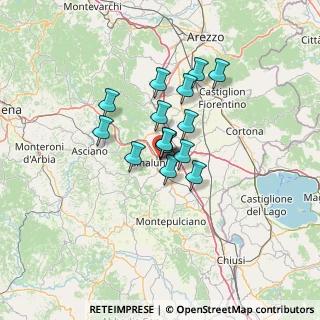 Mappa Via Pasolini P.P., 53048 Sinalunga SI, Italia (8.95533)