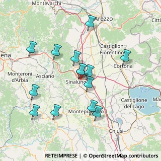 Mappa Centro Commerciale I Gelsi, 53048 Sinalunga SI, Italia (14.78357)