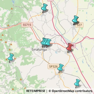 Mappa Centro Commerciale I Gelsi, 53048 Sinalunga SI, Italia (4.71643)