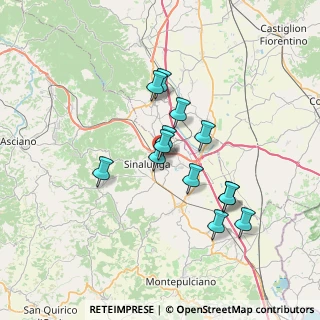 Mappa Via Pasolini P.P., 53048 Sinalunga SI, Italia (5.97846)
