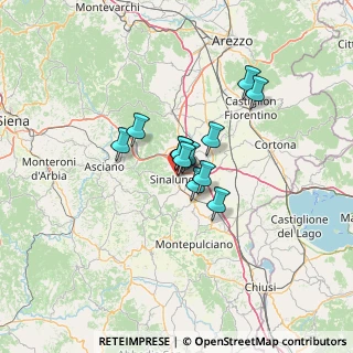 Mappa Via dei Colli, 53048 Sinalunga SI, Italia (8.14167)