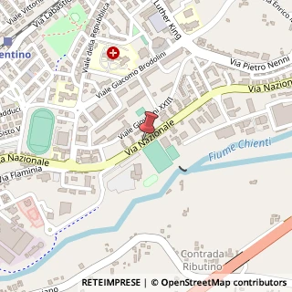 Mappa Via nazionale 7, 62029 Tolentino, Macerata (Marche)
