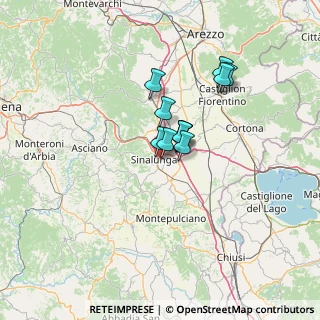 Mappa Via delle Prata, 53048 Sinalunga SI, Italia (8.92727)
