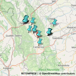 Mappa Via Potenza, 62022 Castelraimondo MC, Italia (12.336)