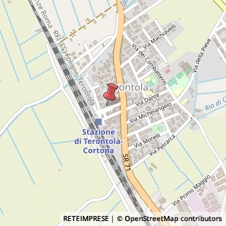 Mappa Via Fosse Ardeatine, 22, 52044 Terontola AR, Italia, 52044 Cortona, Arezzo (Toscana)