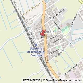 Mappa Via Fosse Ardeatine, 14, 52044 Terontola AR, Italia, 52044 Cortona, Arezzo (Toscana)
