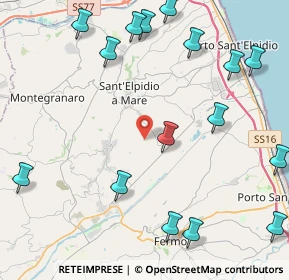 Mappa Strada Fonte Lebrige, 63811 Sant'Elpidio a mare FM, Italia (6.3915)