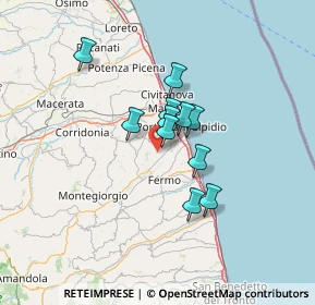 Mappa Strada Fonte Lebrige, 63811 Sant'Elpidio a mare FM, Italia (9.31364)