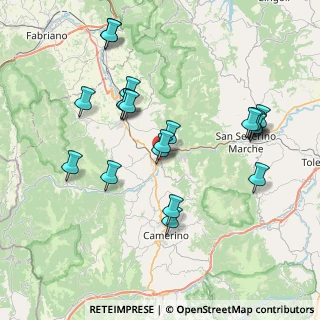 Mappa Traversa Settempedana, 62022 Castelraimondo MC, Italia (8.0265)