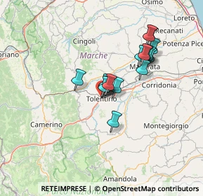 Mappa Traversa Filelfo, 62029 Tolentino MC, Italia (11.46438)