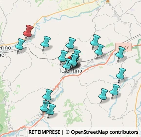 Mappa Traversa Filelfo, 62029 Tolentino MC, Italia (3.3775)