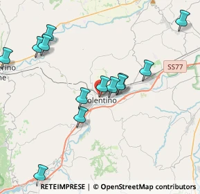 Mappa Traversa Filelfo, 62029 Tolentino MC, Italia (4.25538)
