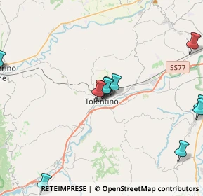 Mappa Traversa Filelfo, 62029 Tolentino MC, Italia (5.56857)