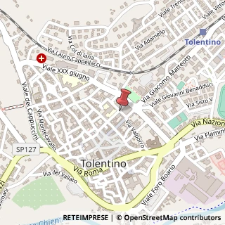 Mappa Via Annibale Parisani, 48, 62029 Tolentino, Macerata (Marche)