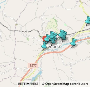 Mappa Via Terme Santa Lucia, 62029 Tolentino MC, Italia (1.27545)