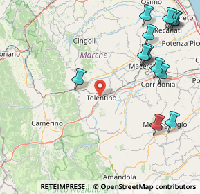 Mappa Via Terme Santa Lucia, 62029 Tolentino MC, Italia (22.37357)