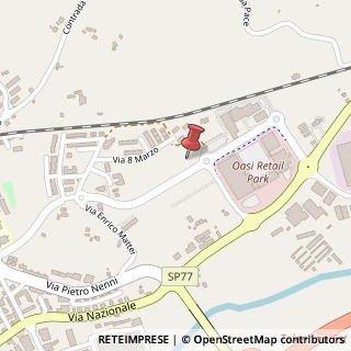 Mappa Contrada Pace, 1, 62029 Tolentino, Macerata (Marche)