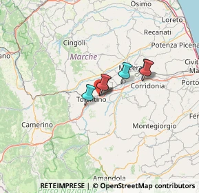 Mappa Via Cristoforo Colombo, 62029 Tolentino MC, Italia (26.75583)