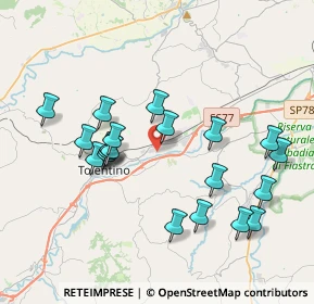 Mappa Via Cristoforo Colombo, 62029 Tolentino MC, Italia (3.925)