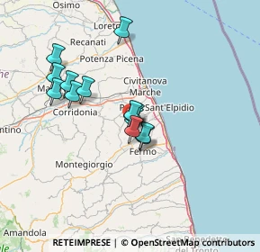 Mappa Via Monturanese, 63811 Sant'Elpidio a Mare FM, Italia (11.03286)
