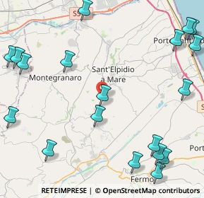 Mappa Via Monturanese, 63811 Sant'Elpidio a Mare FM, Italia (6.4325)