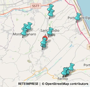 Mappa Via Monturanese, 63811 Sant'Elpidio a Mare FM, Italia (4.60692)