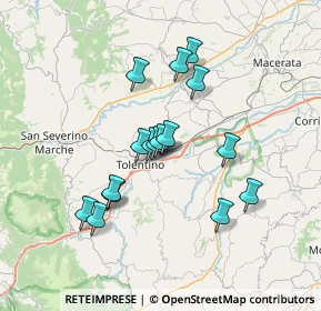 Mappa Cantrada pace sn, 62029 Tolentino MC, Italia (6.17438)